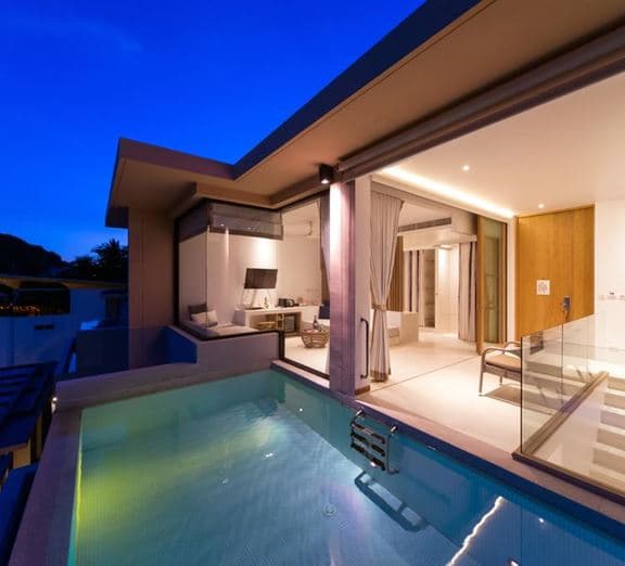 Panoramic Duplex Pool Villa Номера