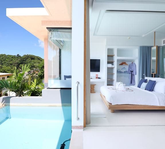 Ocean View Pool Villa Номера