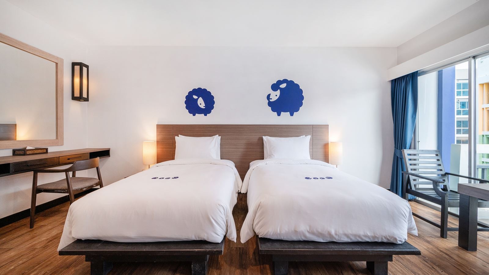 rooms-koko-mate	room-for-2-person-twin-x-2bed-30sqm